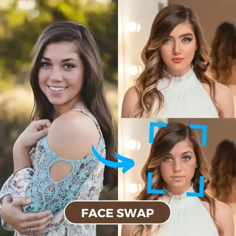 face swap AI squared